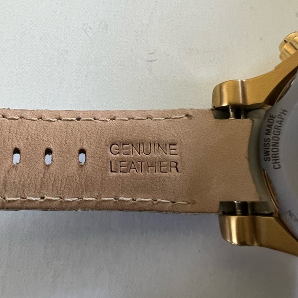 Invicta Reserve Venom Swiss Made Quartz Chronograph Leather Strap Watch 14968 - Picture 9 of 12